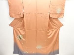 手鏡に花模様訪問着